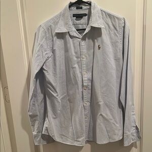 Ralph Lauren Blue Dress Shirt Slim Fit